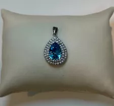 Blue Topaz Pendant