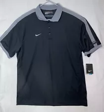 Nike Mens Dri-FIT Toyota Financial Services Polo Golf Shirt - New XL Black