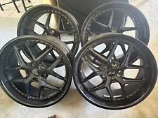 Black niche Vice Wheels Basically Brand New