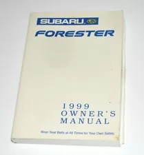 1999 SUBARU FORESTER OWNERS MANUAL GUIDE BOOK OEM