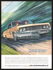 1962 OLDSMOBILE Dynamic and Super 88 White 2-door Hardtop Classic Car AD