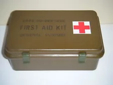 US Army Military First Aid Kit General Purpose Size A Plastic Hard Case