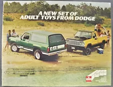 1978 Dodge Adult Truck Brochure Warlock Pickup Power Wagon Ramcharger Original