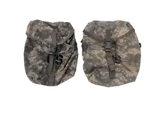 Lot of 2 Sustainment Pouches for USGI ACU Military Large Rucksack MOLLE II