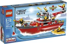 CLEARANCE LEGO SALE: CITY Fire Boat (7207) Retired / Rare Lego Set New