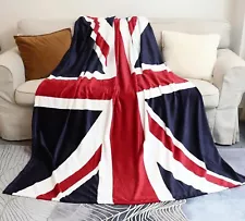 Sviuse British Flag Blanket, Super Soft Sherpa Twin Throw 60 80 Blanket for Bed