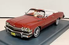 Neo Scale Models 1:43 1974 Buick LeSabre Convertible Ruby Red Metallic/White WOW