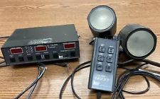 Kustom Signal Golden Eagle II Police Speed Radar Lot Antenna Control Unit Remote