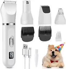 Professional Pet Cat Dog Clippers Grooming Kit Pet Hair Trimmer Electric Shaver