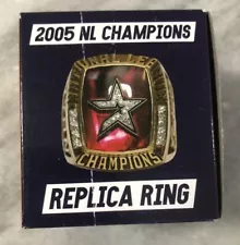 Houston Astros Jeff Bagwell 2005 NL Champions Replica Ring SGA 2019