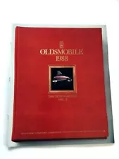 1988 Oldsmobile Sales Brochure Catalog - Cutlass Ciera Supreme Calais Firenza