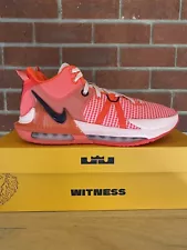 Nike Lebron Witness 7 Mens Bright Crimson Cave Purple New Sneakers NIB Shoes