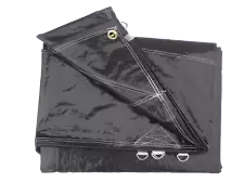 DeWitt Black Stallion Black Truck Tarp 6.0 oz. (Multiple Sizes)