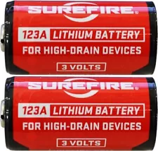 SureFire SF2-CB 123A Lithium 3V Batteries (2-Pack)