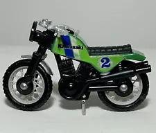 Buddy L Kawasaki Dirt Bike Steep Green Motorcycle Motorcross Vintage 1983 Rare