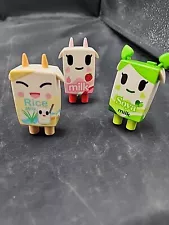 Tokidoki Moofia Series Strawberry Milk Blind Box Figure Lot Of 3