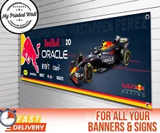 Red Bull INSPIRED Racing 2024 F1 Banner for Garage, workshop