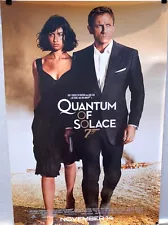 Original James Bond QUANTUM OF SOLACE ADVANCE Movie Poster - DANIEL CRAIG - NEW