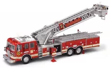 NEW! Code 3 Collectibles Columbus Fire Department Sutphen Tower Ladder 2 (12933)