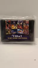 138 In 1 Game Cartridge 16 Bit Game Cartridge for Sega Genesis Console