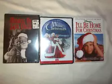 3 DVD's NIB White Christmas, Miracle on 34th Street, I'll Be Home For Christmas