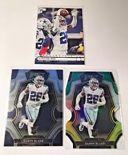 2022 Select Chronicles DaRon Bland Dallas Cowboys RC 3 Card Lot Record Die Cut