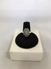 Labradorite and Sterling Silver Ring, Size 6