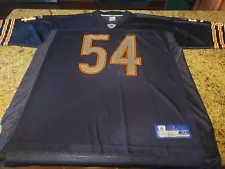 Vintage Reebok On Field NFL Equipment Brian Urlacher Chicago Bears Jersey - XL