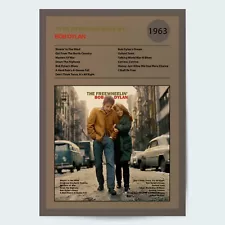 Bob Dylan The Freewheelin Fine Art Album Poster