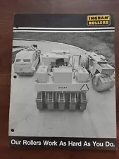 INGRAM Asphalt Pavement Roller Steel Drum and Rubber Tired Sales Brochure