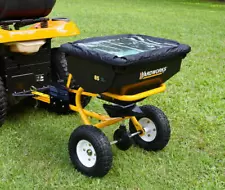 Heavy Duty 85 lb Tow Behind Broadcast Spreader ATV Garden Tractor Seed Spreading