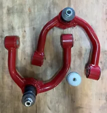 For 96-02 4Runner 95-04 Tacoma RED Pair Front Upper Control Arm w/ 2-4" Lift Kit