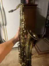 New ListingConn 10m Tenor Sax Orig Lac , Patina Nice ! Look!!