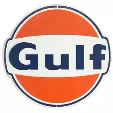 NEW GULF OIL GAS SIGN ADVERTISING GAS PUMP STATION SIGN