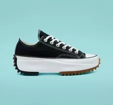 [SALE] Converse Run Star Hike Low Shoes Sneakers - Black (168816C)