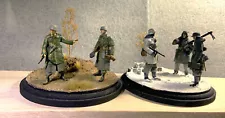 2 -WW2 Dioramas 1/35 Scale German Panzergrenadiers and Fallschirmjagers