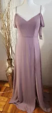 NWT Bill Levkoff Style 7113 Ariella Dress Size 6 Wisteria Color