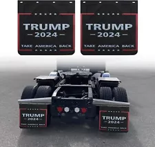 Trump 2024 Mud Flaps for Semi Trucks Tractor Trailer Heavy Duty PVC 24 x 24Inch