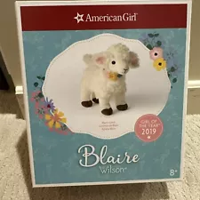 American Girl Blaire Wilson Pet Lamb Plush Stuff Animal toy for 18" Doll NEW