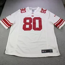 New York Giants Jersey Mens XL White Nike On Field NFL Victor Cruz #80 Football