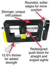 For Glock, Rear Sight Installation Removal Pusher Tool 17 19 22 24 26 31 34 43