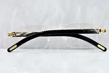 Cartier rimless buffs Black Gold buffalo horn C decor 2021 edition