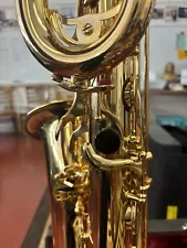 Yamaha YBS-82 Custom, Used, Baritone Saxophone, gold