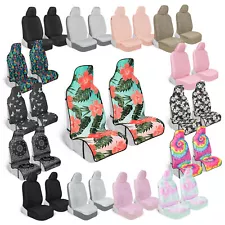 Car Seat Covers Art Pattern Design Multi-Material Colors for Auto SUV Truck Car