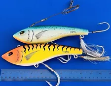 (2) Bomber Wahoo Trolling 8” Lures