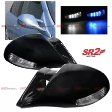 For 1991-1995 Toyota MR2 LED M-3 Manual Adjust Black Side Mirror RH LH