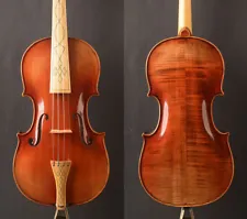 Master piece!A Modern"Baroque Style" Best Model Violin Maple Fingerboard!