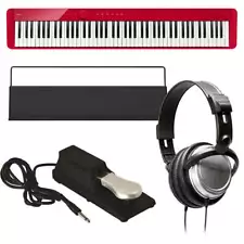 Casio Privia PX-S1100 Digital Piano - Red BONUS PAK