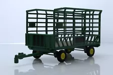 Farm Hay Bale Throw Wagon / Trailer For Pickup Truck Diecast Models 1:64 Scale