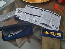 Sig Sauer /Hogue 36369 K320 ABLE Lock Tumbled finish Tanto Folding Pocket Knife-